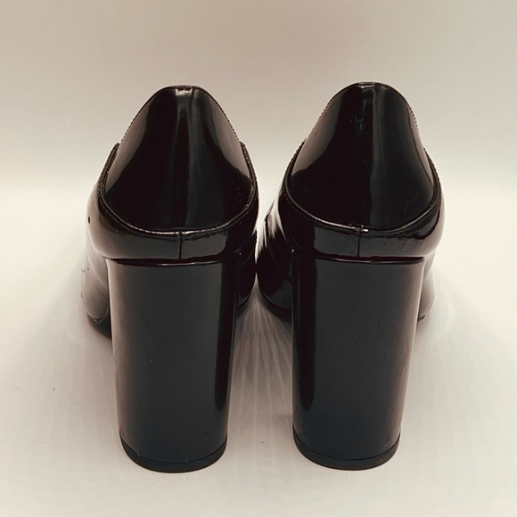 EU 36 US6 GEOX Respira Black Classic Patent Leather Pumps 3” Comfortable Heel - Picture 5 of 10